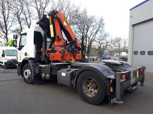 Renault Tracteur Routier Grue CIJ – Camion Miniature Zamak, Années 50, France
