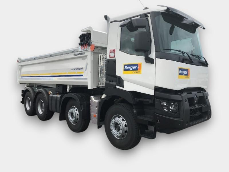 Camion bibenne 8x4, PTAC 32T