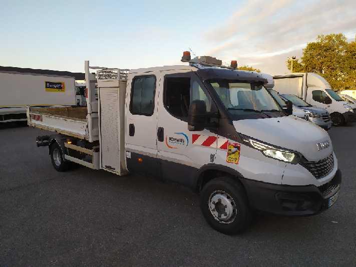 Occasion Iveco Daily 70C18 DC + Benne coffre