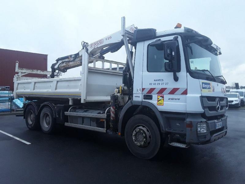Occasion MERCEDES ACTROS 2644 BIBENNE + GRUE