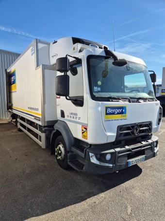 Occasion Renault D12 LOW 4x2 210 cv Fourgon Frigorifique LAMBERET Groupe CARRIER Supra 750 avec hayon Rabattable