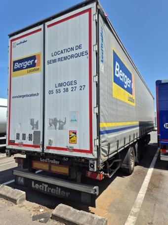 Occasion Semi remorque LECITRAILER avec Rideaux Coulissant(PLSC)