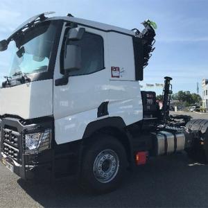 Tracteur C460 avec grue